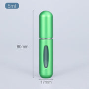 5ml Perfume Atomizer Portable Liquid Container For Cosmetics Mini Aluminum Spray Alcochol Empty Bottle  Refillable For Traveling