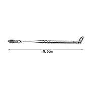 360° Ear Scoop Portable Spiral Stainless Steel Earpick Curette Ear Wax Remover Spring Ear Clean