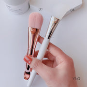 2 Pieces High End Skin Care Brush，SPA Professional Silicone Mask Brush，Beauty Cleansing Brush，DIY Beauty And Skin Care Tools