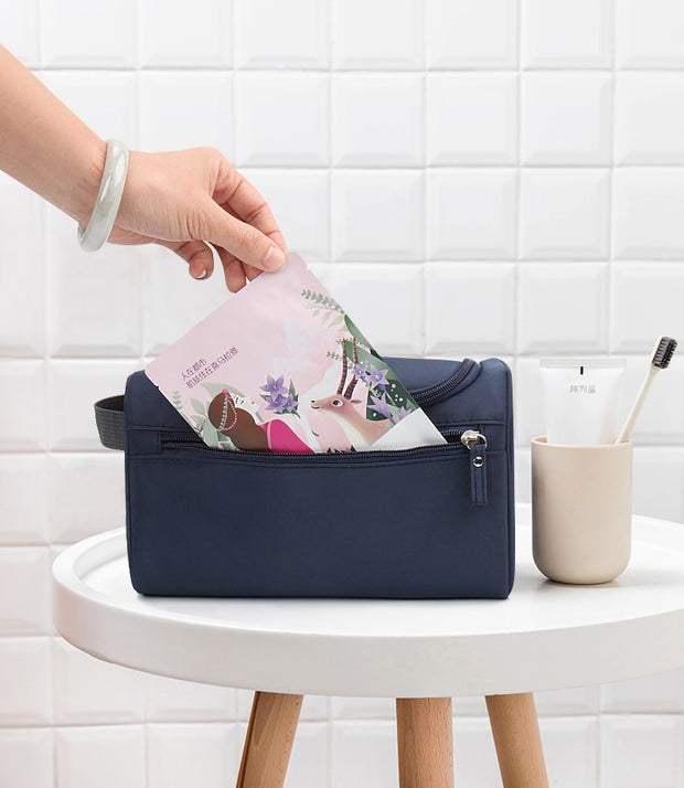 Makeup bag Cheap Women Bags Men Large Waterproof Nylon Travel Cosmetic Bag Organizer Case Necessaries Make Up Wash Toiletry Bag