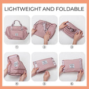 New Large Capacity Folding Travel Bags Waterproof Tote Handbag Travel Duffle Bags Multifunctional Women Travel Bags Dropshipping