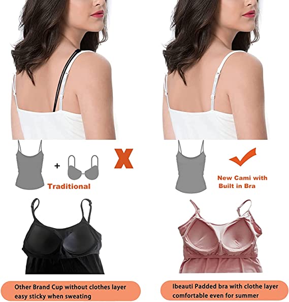 Women  Camisole With Built-in Bra