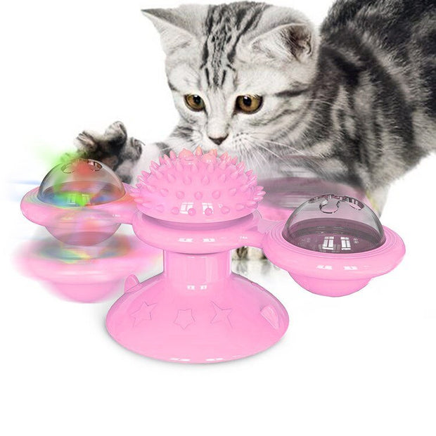 Cat Puzzle Windmill Toy