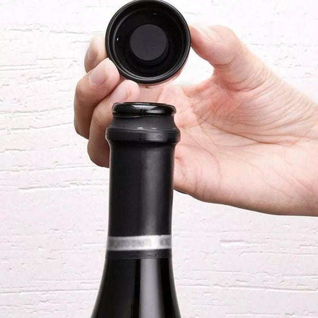 Vacuum Wine Bottle Cap Stopper-3Pcs+1Free