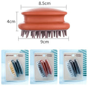 1pcs Silicone Head Body Scalp Massage Brush Silicone Shampoo Brush Hair Washing Comb Shower Brush Bath SPA Massage Hair Brush