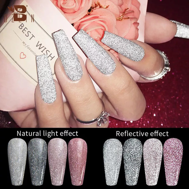 Reflective Glitter Gel Nail Polish