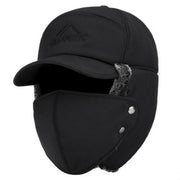 Trend Winter Thermal Bomber Hats Men Women Fashion Ear Protection Face Windproof Ski Cap Velvet Thicken Couple Hat