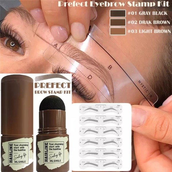 Prefect EyeBrow Stamp +6 Brow stencils