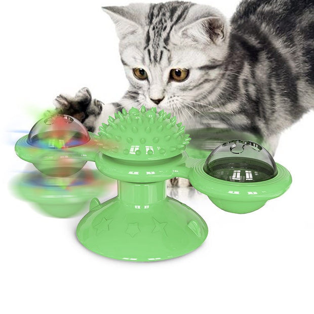 Cat Puzzle Windmill Toy