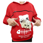 Cat Lovers Hoodie Cuddle Pouch